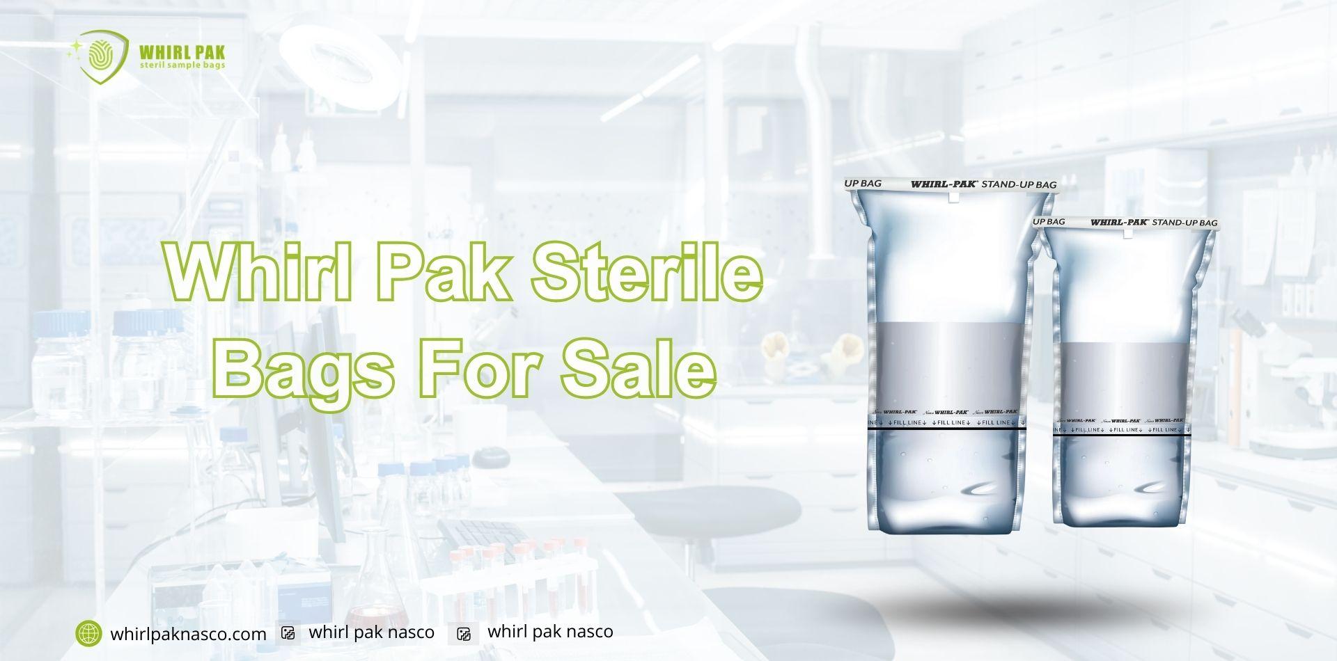 Whirl Pak Sterile Bags For Sale